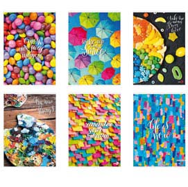 0111431 maxiquaderno a4 40fg+2 80gr 1rigo colorful words bm