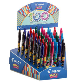 005734 expo frixion ball 0,7 60pz colori assortiti 100° anniversario pilot
