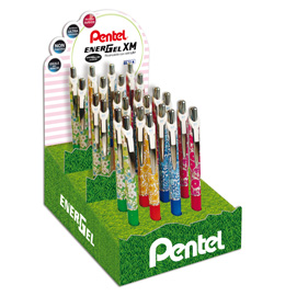 0022146 expo 24 roller energel xm limited edition con fusto decorato pentel