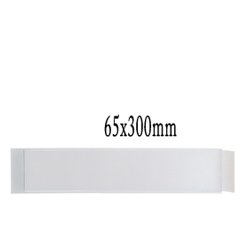 10 portaetichette adesive ies l65 65x300mm sei
