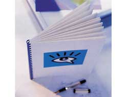 100 copertine optimal 220gr a4 bianco liscio