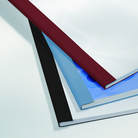 100 cartelline termiche 1,5mm blu business line leather