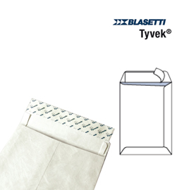 100 buste a sacco tyvek 229x324mm 55gr c/strip