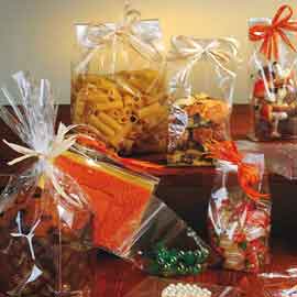 100 buste regalo crystal trasparente 35x50cm