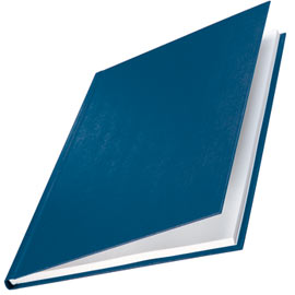 10 copertine rigide impressbind 14mm blu finitura lino