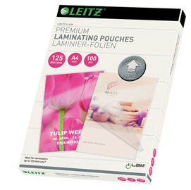 100 pouches ilam a4-216x303mm 125micron leitz