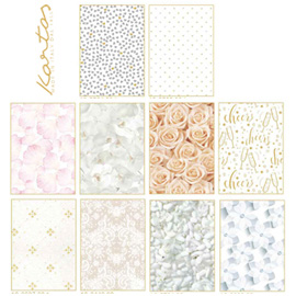 100 fogli di carta regalo linea nozze 70x100cm fantasie assortite kartos