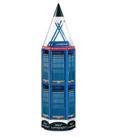 100 vs4 espositore 576 mars lumograph® assort. In 20 gradazioni staedtler