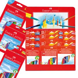 12052398040 espositore astucci eco matite colorate triangolari faber castell
