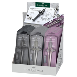 174515 expo 15 compassi stream in 3 colori assortiti faber castell