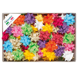 100 stelle rafia sintetica 6802 14mm assortimento primavera brizzolari