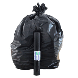 10 sacchi nero 70x110cm 110lt 22µ rolsac