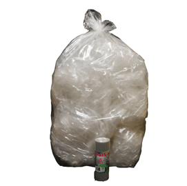 10 sacchi trasparente neutro 70x110cm 110lt 22µ rolsac