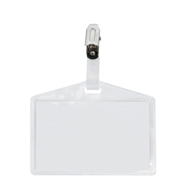 10 portanome pass 3p 9,5x6cm c/clip in metallo s/cartoncino sei rota