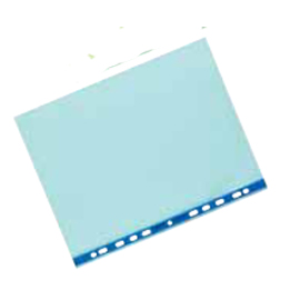 25 buste forate 22x30 azzurro liscio favorit art