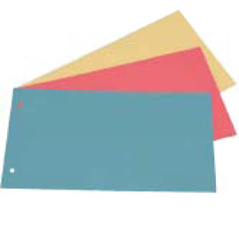 200 separatori manilla 200gr 125x230mm giallo cdg