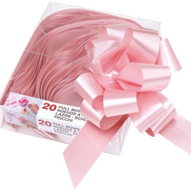20 granfiocco splendene 48mm Ø190mm rosa 36 bolis