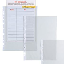 25 buste forate 18x24-150 liscio pesanti atla t sei rota