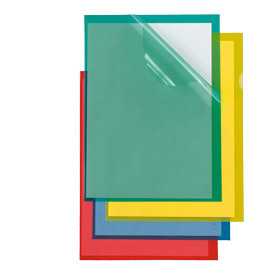 25 cartelline a l 21x29,7 giallo poli 150 color ppl b.a. Sei