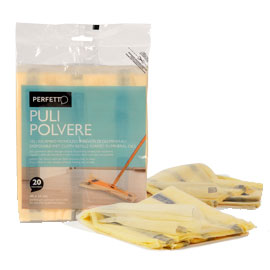 20 retine pulipolvere 45x22cm gialle perfetto