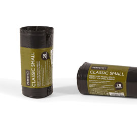 20 sacchi rifiuti 50x60cm-30lt 10µ nero classic