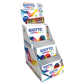 237100 espositore assortimento matite colorate supermina giotto