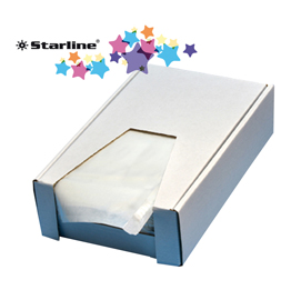 250 buste adesive portadocumenti dl-228x120mm eco starline
