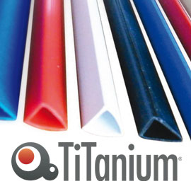 30 dorsi rilegafogli 11mm rosso titanium