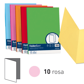50 cartelline semplici acqua 200gr 25x34cm rosa favini