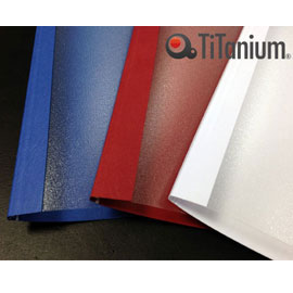 50 cartelline termiche 6mm bianco grain titanium