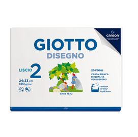 583100 displaybox 30 album disegno 2 f.to 24x33cm lisci giotto