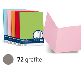 50 cartelline semplici luce 200gr 25x34cm grafite favini