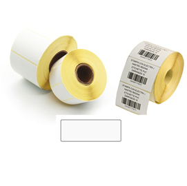 5.000 etichette trasf. Termico diretto f.to 40x12mm - 2 piste - printex
