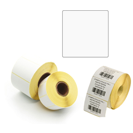 500 etichette trasf. Termico diretto f.to 100x100mm - 1 pista printex