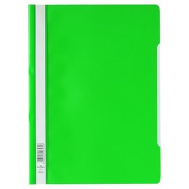 50 cartellina a4 aghi trasparente c/etichetta personalizz. Verde 2573-17