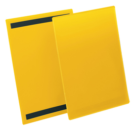 50 buste identificazione magnetiche 210x297mm (a4-vert.) art.1744 giallodurable