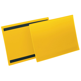 50 buste identificazione magnetiche 297x210mm (a4-oriz.) art.1745 giallodurable