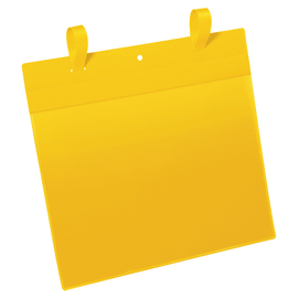 50 buste identificazione con fascette 297x210mm(a4-oriz.)art.1751 giallodurable