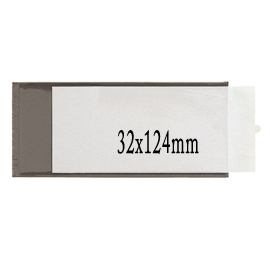 6 portaetichette adesive ies a3 32x124mm sei