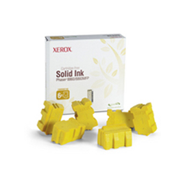 6 stick genuine solid ink giallo xerox phaser 8860