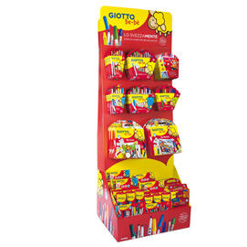 967000 espositore da terra assortimento 2018 giotto bebe'