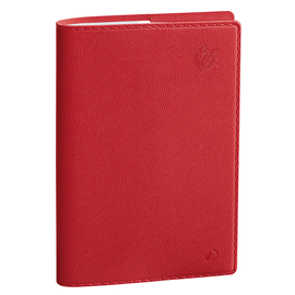 Agenda settimanale ministro 2025 - copertina equology - 16 x 24 cm - rosso - quo vadis