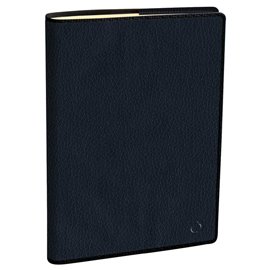 Agenda settimanale presidente 2025 - copertina marlow - 21 x 27 cm - blu notte - quo vadis