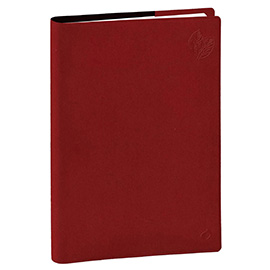 Agenda settimanale presidente eco eunoia - 21 x 27 cm - bordeaux - quo vadis