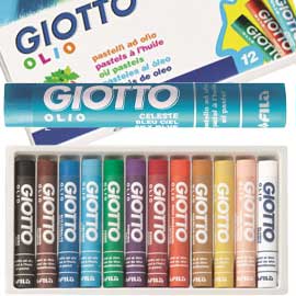Astuccio 12 pastelli giotto olio