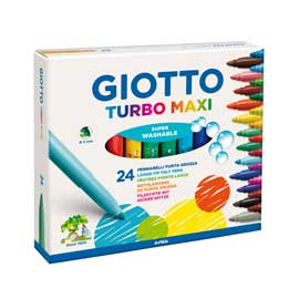 Astuccio 24 pennarelli turbomaxi giotto