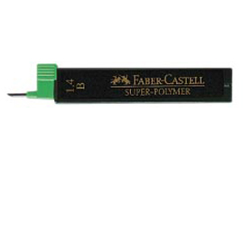 Astuccio 6 mine grafite 1,4mm b faber-castell