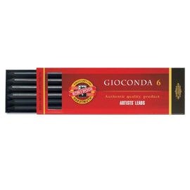 Astuccio 6 mine 5.6mm 4b grafite koh-i-noor