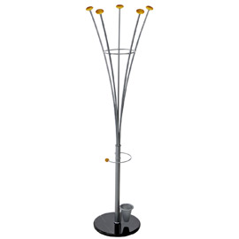 Appendiabiti c/portaombrelli 188cm 5 pomelli alco