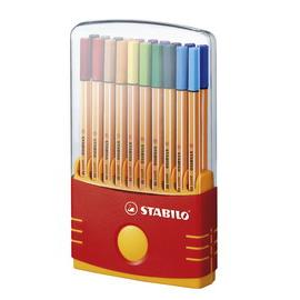 Astuccio 20 pennarelli stabilo point 88 color parade